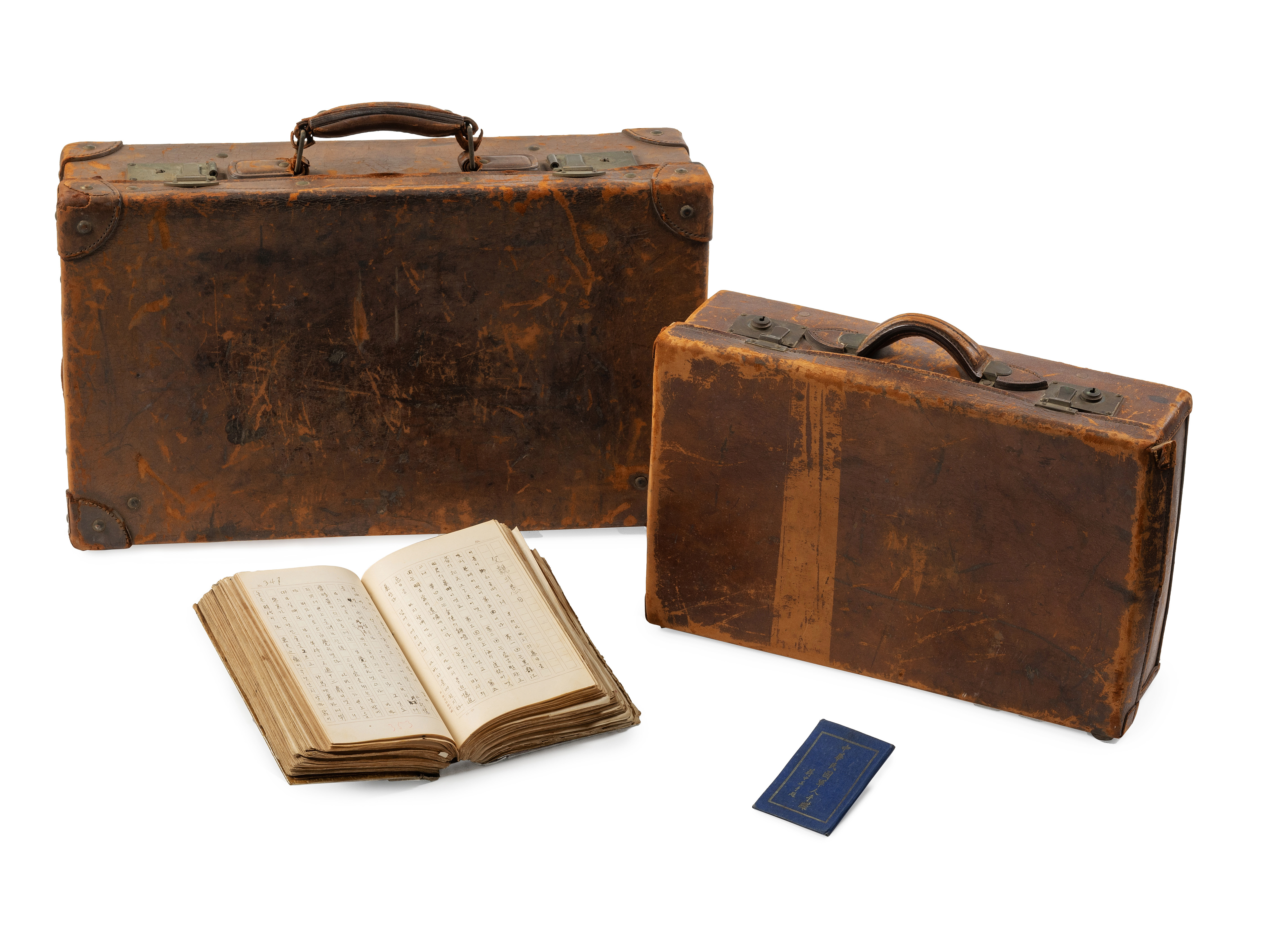 이상정의 <표박기>, 중국 장교 수첩과 중국에서 사용하던 가방